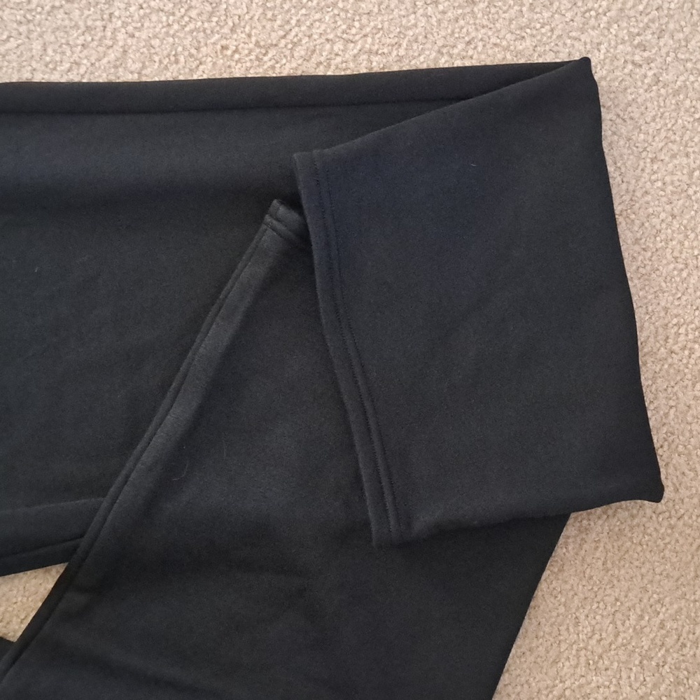 MEDIUM     HALARA FLEECE MIDRISE BUTTON / ZIPPER CASUAL PANTS - Picture 6 of 8
